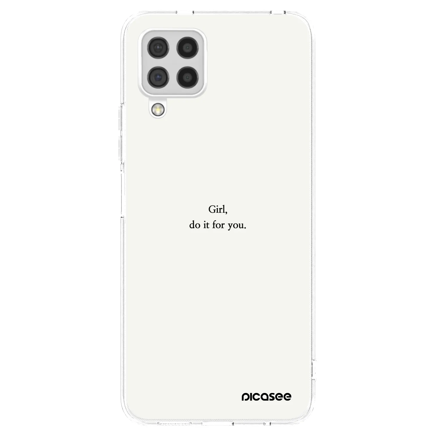 Picasee διαφανής θήκη σιλικόνης Samsung Galaxy A22 A225F 4G - Girl, do it for you