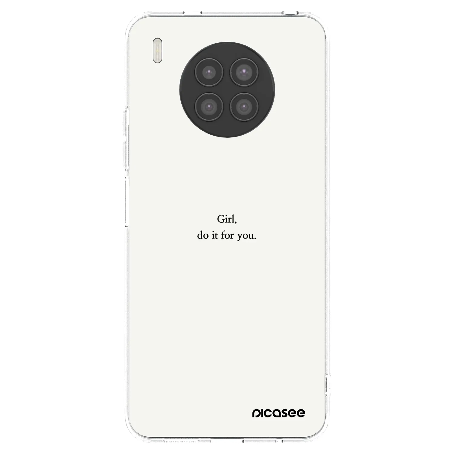 Picasee διαφανής θήκη σιλικόνης Huawei Nova 8i - Girl, do it for you