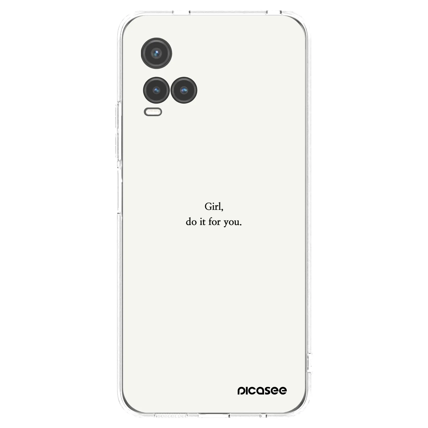 Picasee διαφανής θήκη σιλικόνης Vivo Y33s - Girl, do it for you