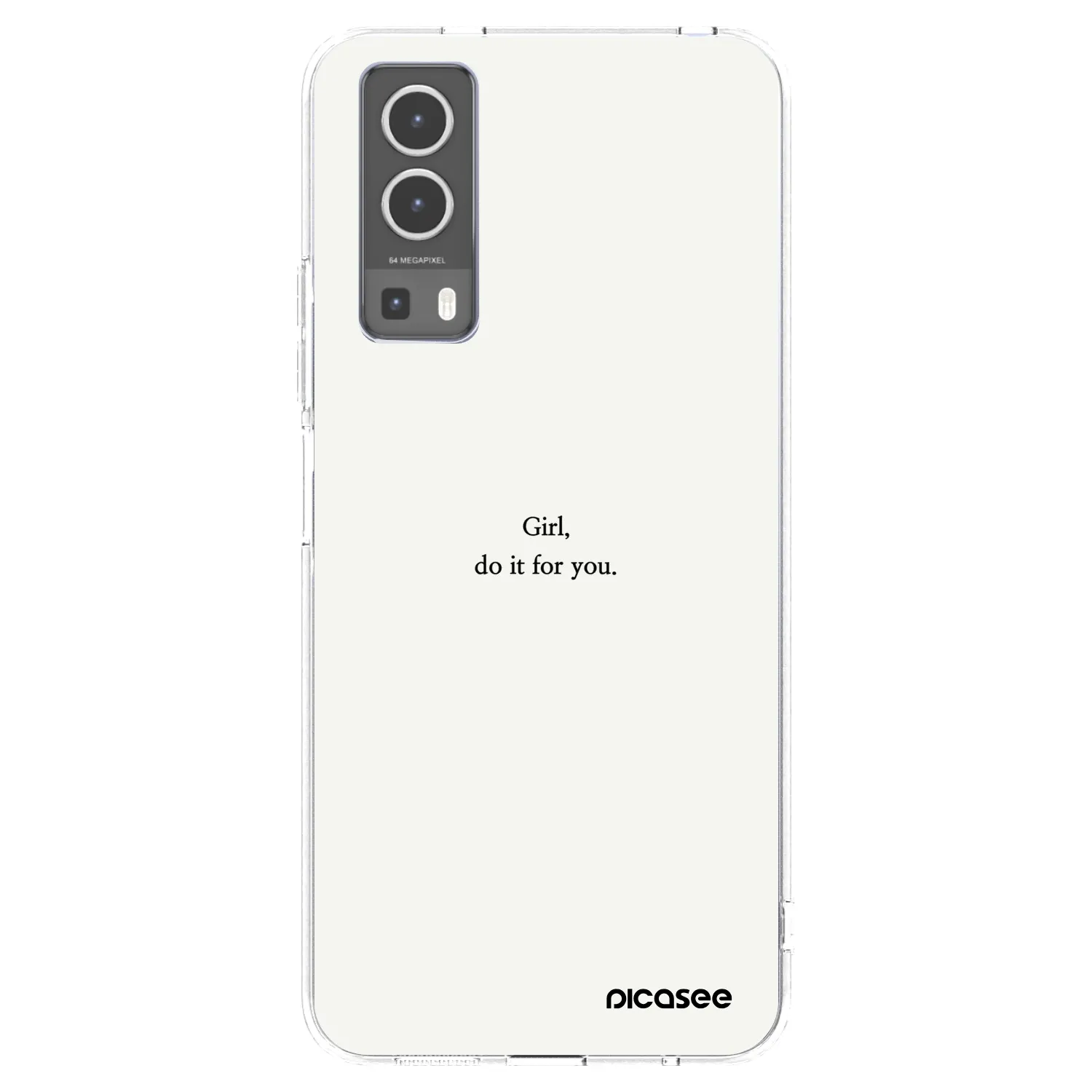 Picasee διαφανής θήκη σιλικόνης Vivo Y72 5G - Girl, do it for you