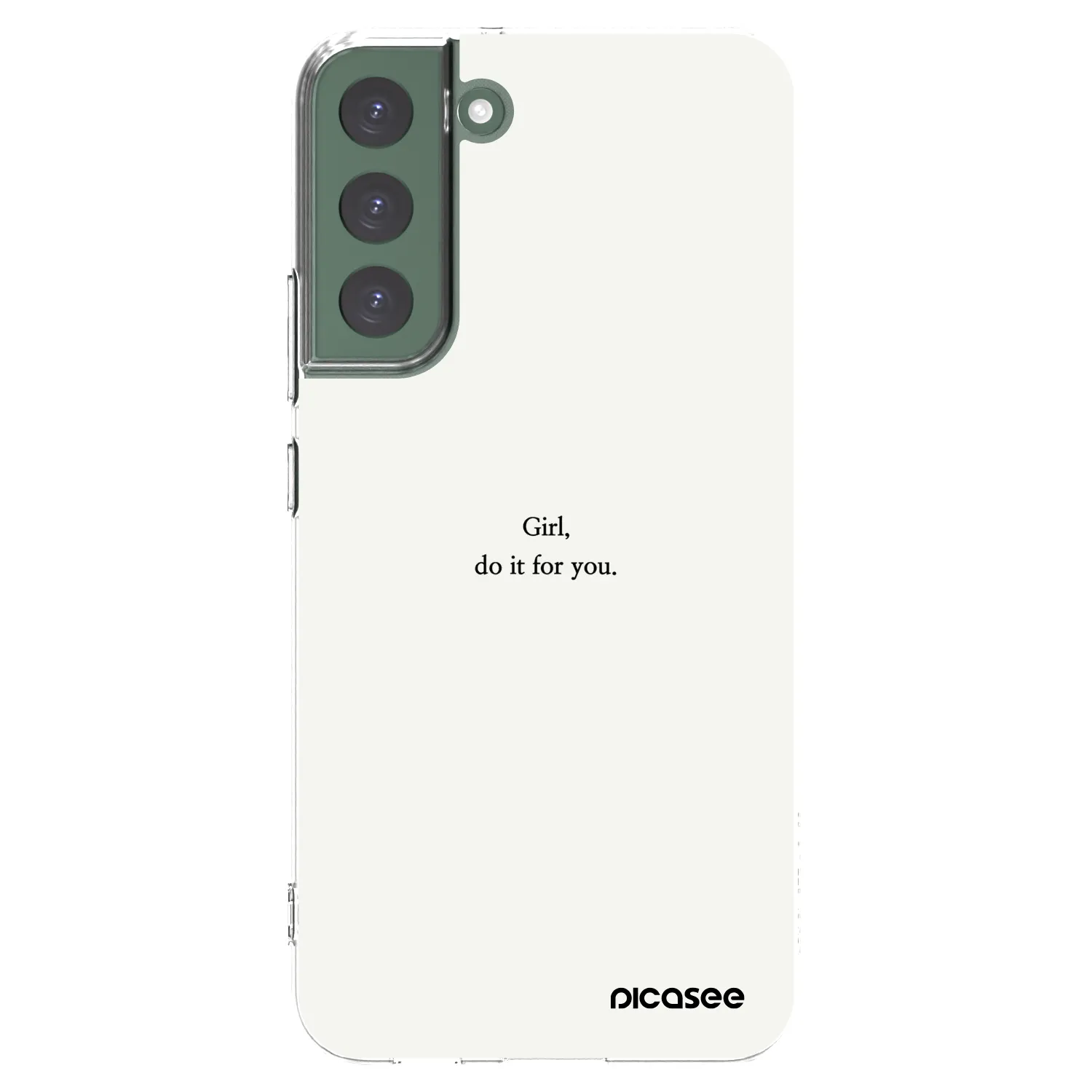 Picasee διαφανής θήκη σιλικόνης Samsung Galaxy S22+ 5G - Girl, do it for you