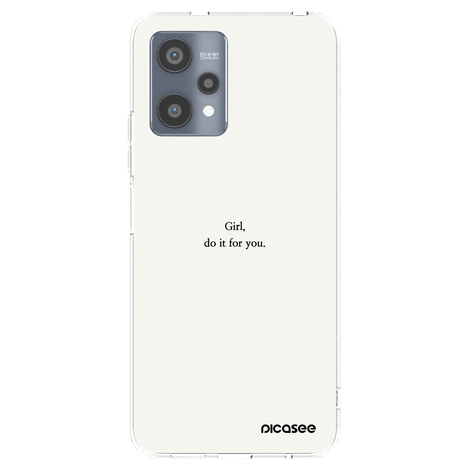 Picasee διαφανής θήκη σιλικόνης Realme 9 Pro 5G - Girl, do it for you