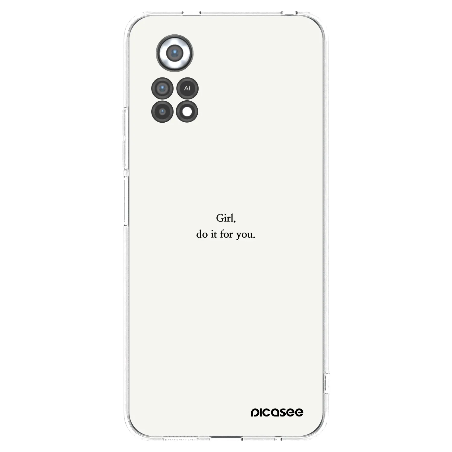 Picasee διαφανής θήκη σιλικόνης Xiaomi Poco X4 Pro 5G - Girl, do it for you