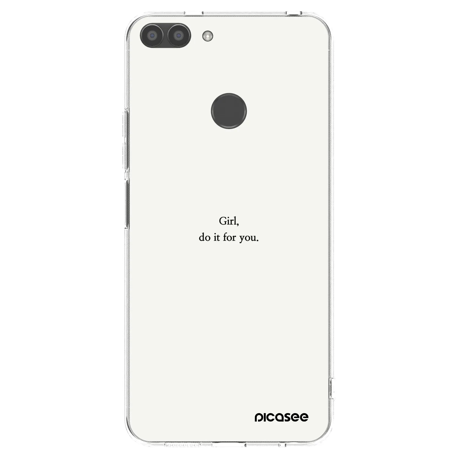Picasee διαφανής θήκη σιλικόνης Huawei P Smart - Girl, do it for you