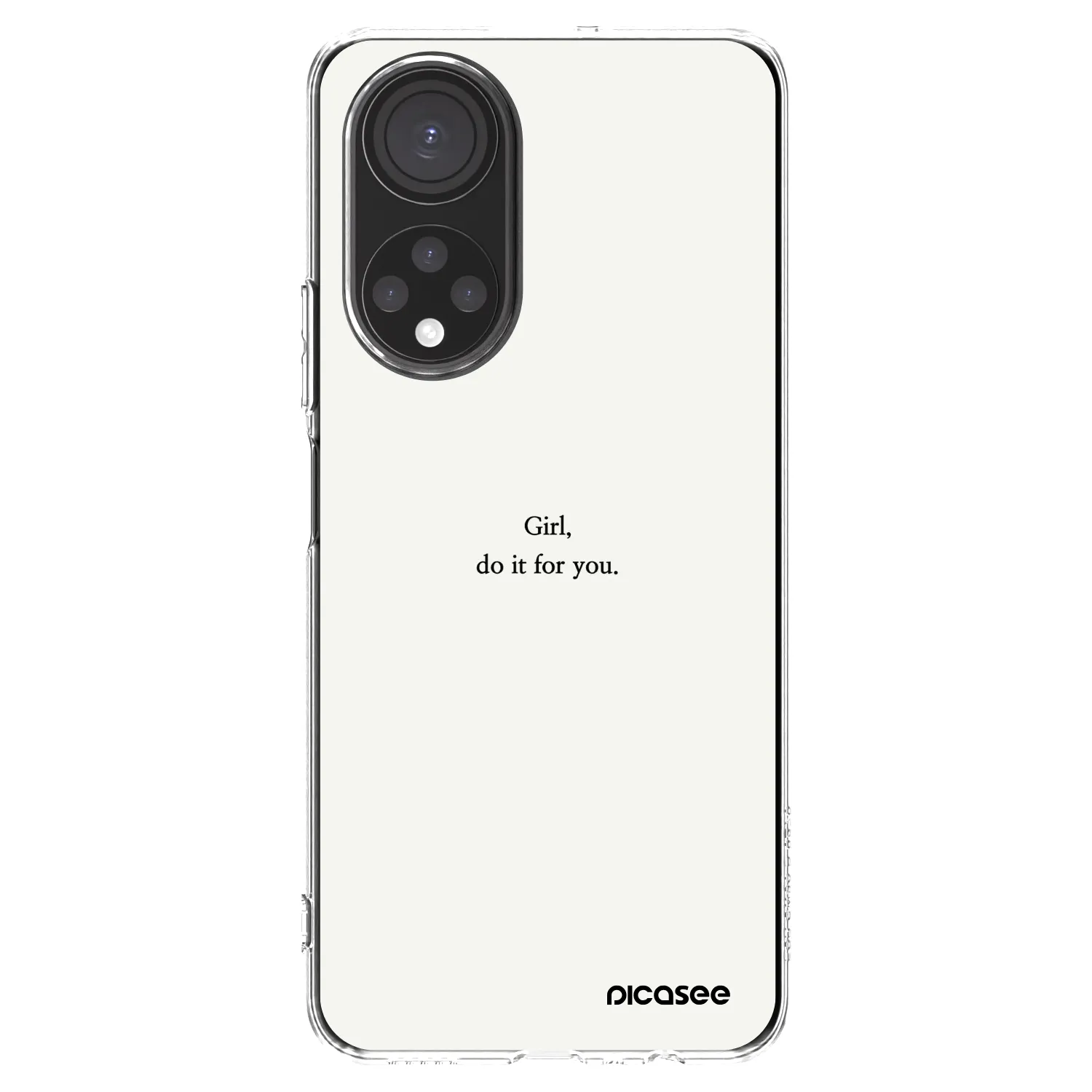 Picasee διαφανής θήκη σιλικόνης Honor X7 - Girl, do it for you