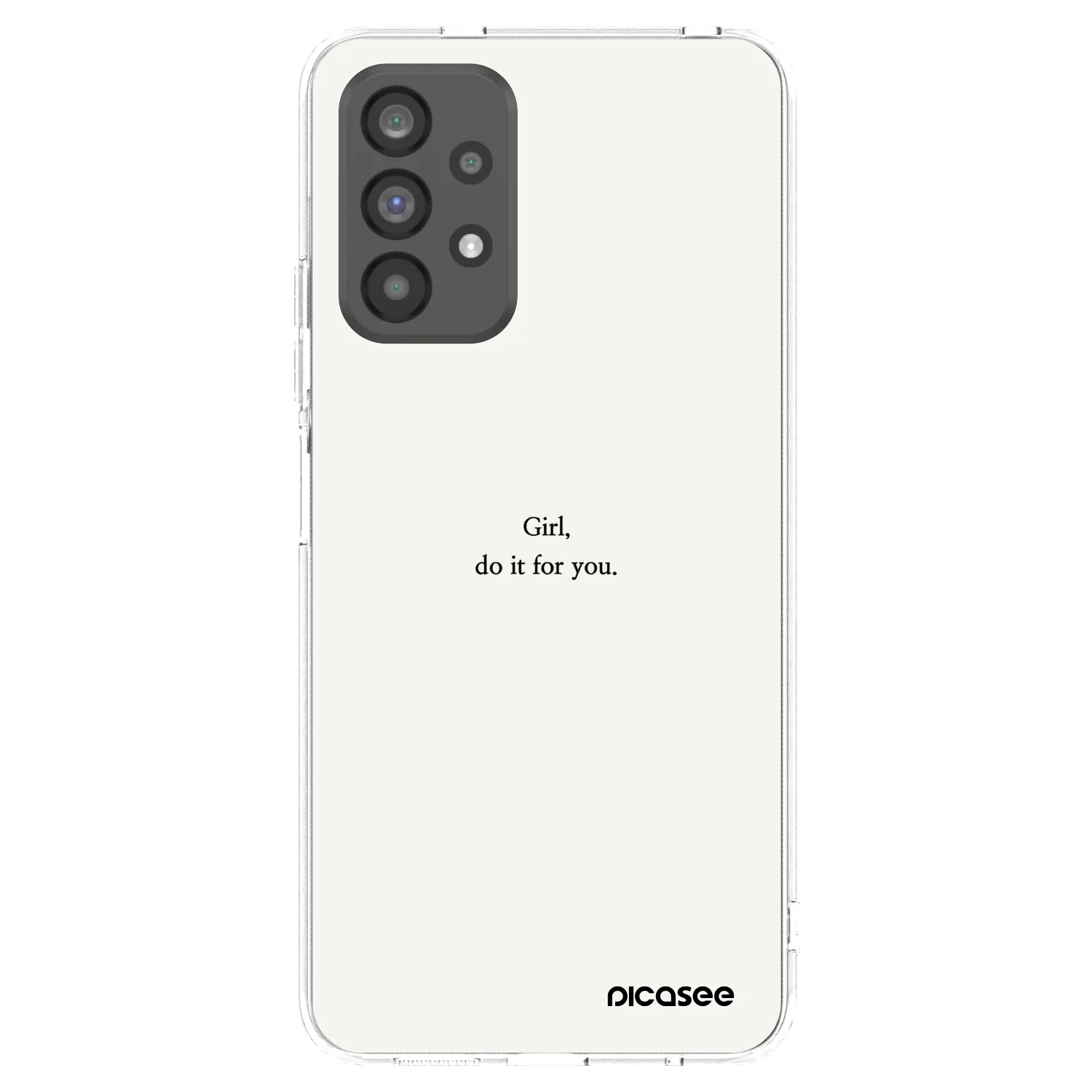 Picasee διαφανής θήκη σιλικόνης Samsung Galaxy A73 5G - Girl, do it for you