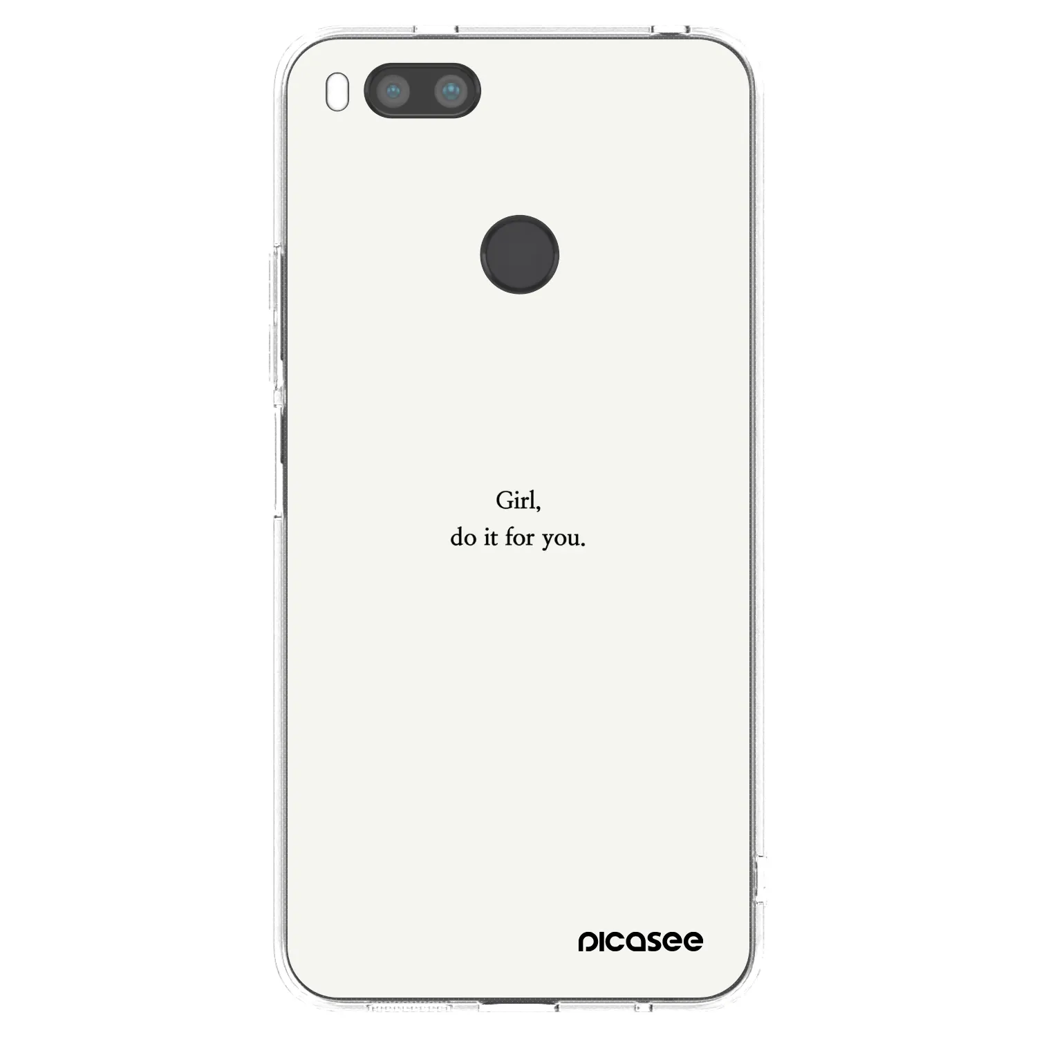 Picasee διαφανής θήκη σιλικόνης Xiaomi Redmi A1 - Girl, do it for you