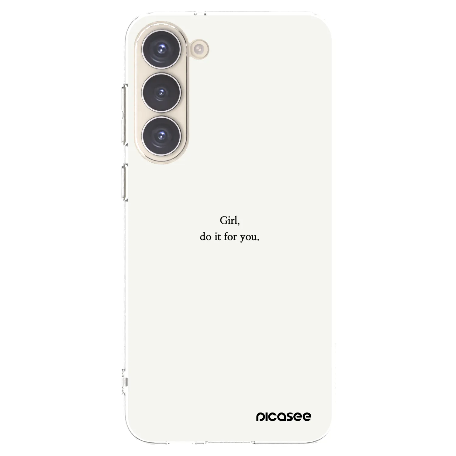Picasee διαφανής θήκη σιλικόνης Samsung Galaxy S23+ 5G - Girl, do it for you