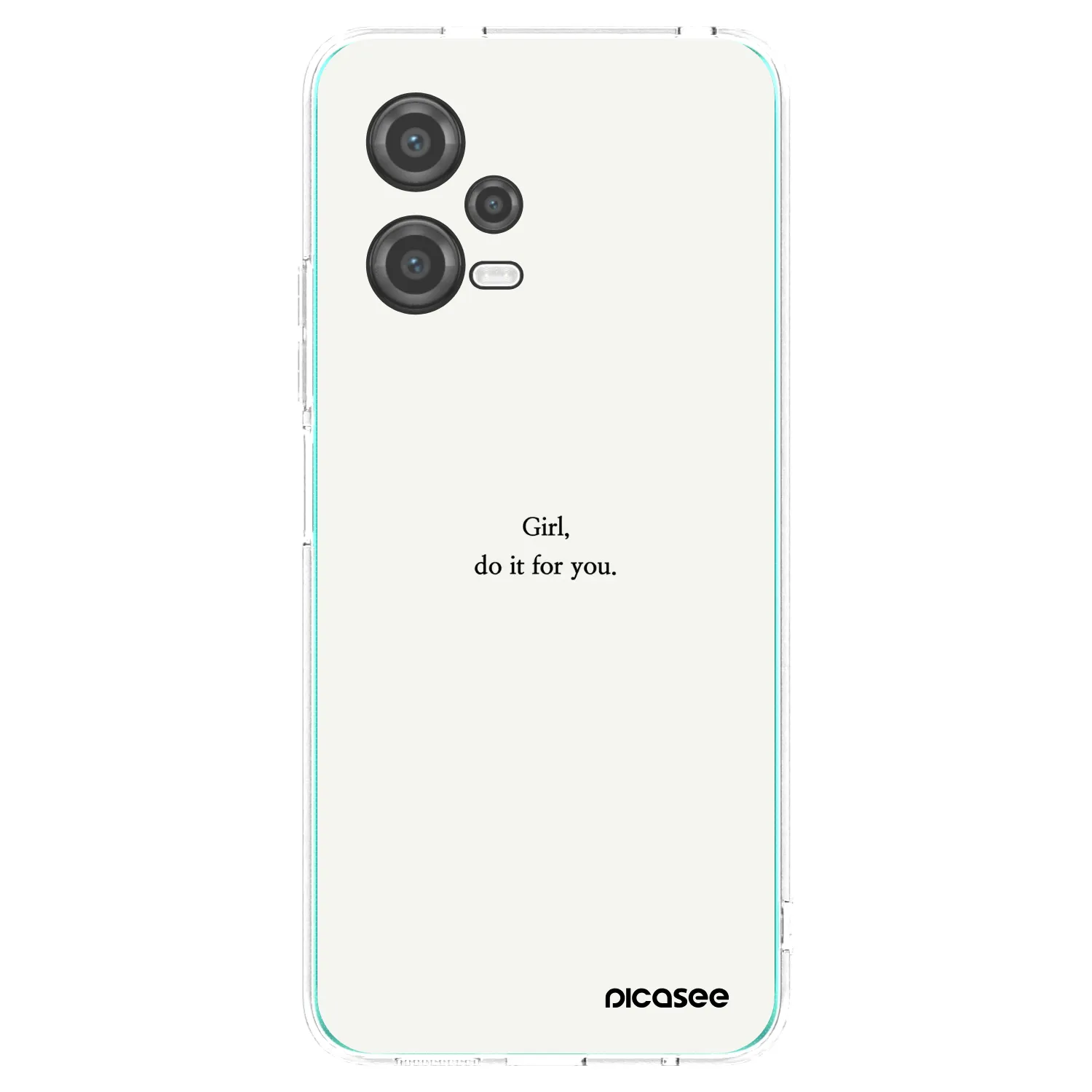 Picasee διαφανής θήκη σιλικόνης Xiaomi Poco X5 - Girl, do it for you
