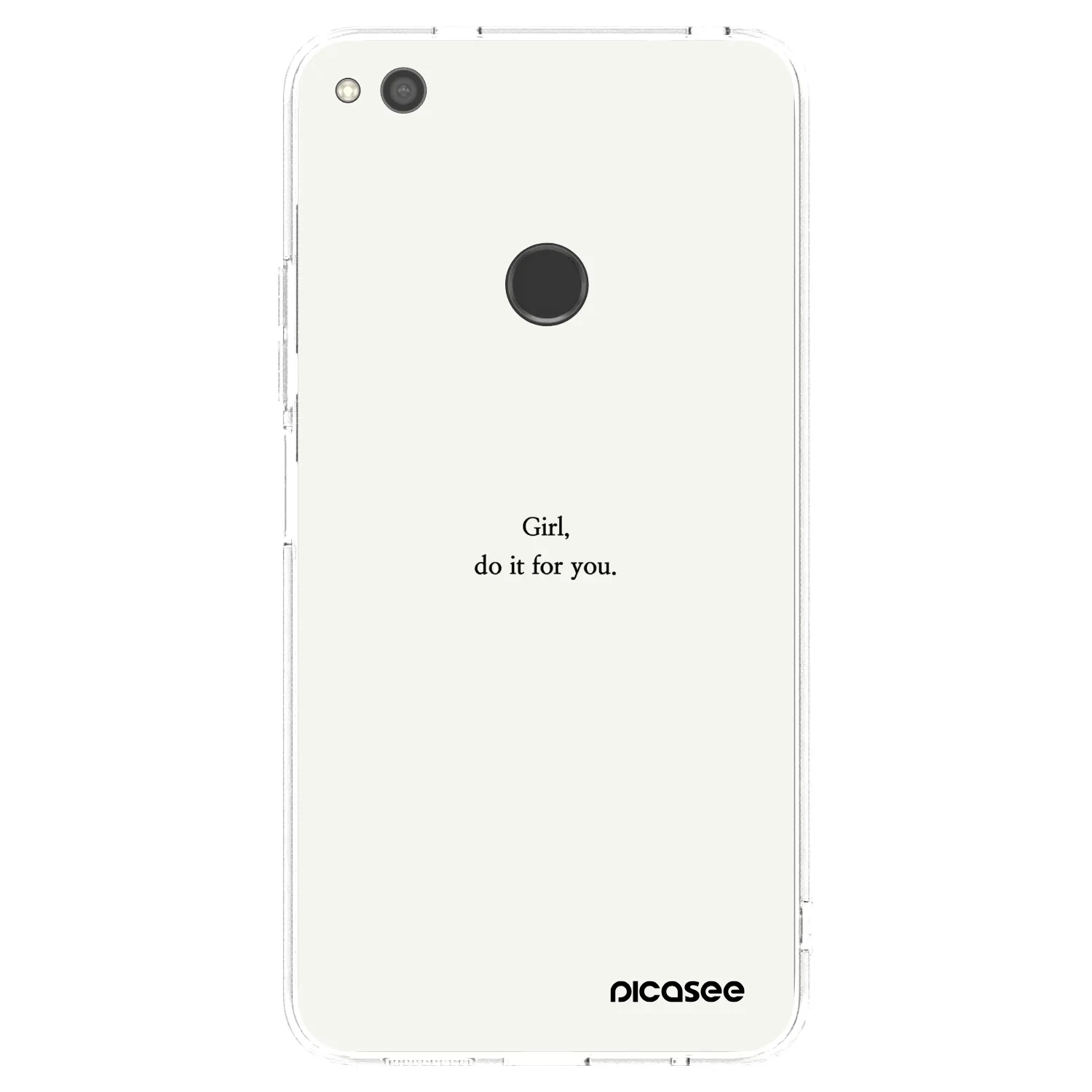 Picasee διαφανής θήκη σιλικόνης Huawei P9 Lite 2017 - Girl, do it for you