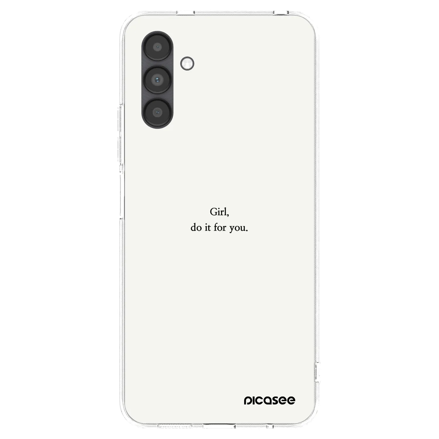 Picasee διαφανής θήκη σιλικόνης Samsung Galaxy A04s A047F - Girl, do it for you