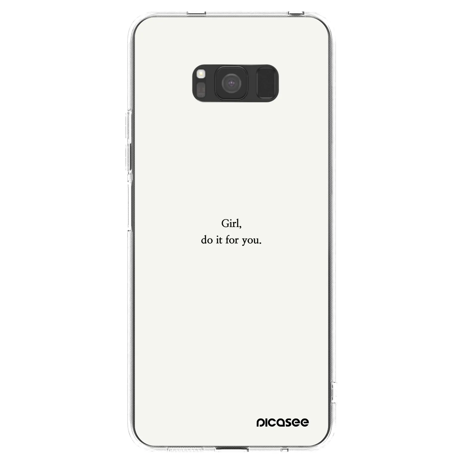 Picasee διαφανής θήκη σιλικόνης Samsung Galaxy S8 G950F - Girl, do it for you