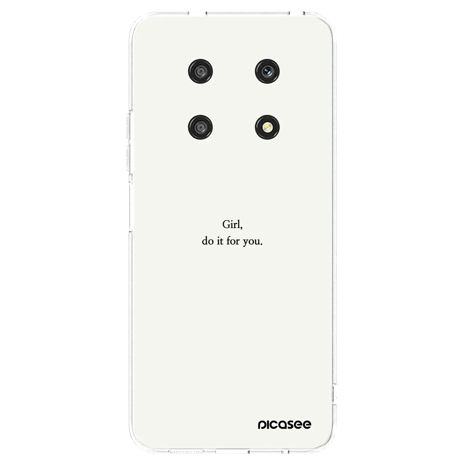 Picasee διαφανής θήκη σιλικόνης Honor Magic4 Lite 5G - Girl, do it for you