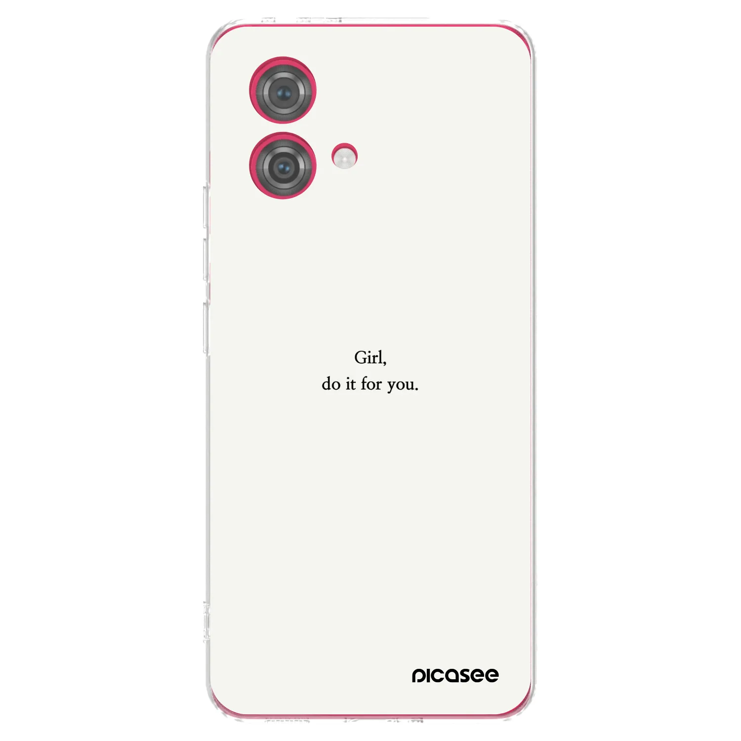 Picasee διαφανής θήκη σιλικόνης Motorola Moto G84 5G - Girl, do it for you