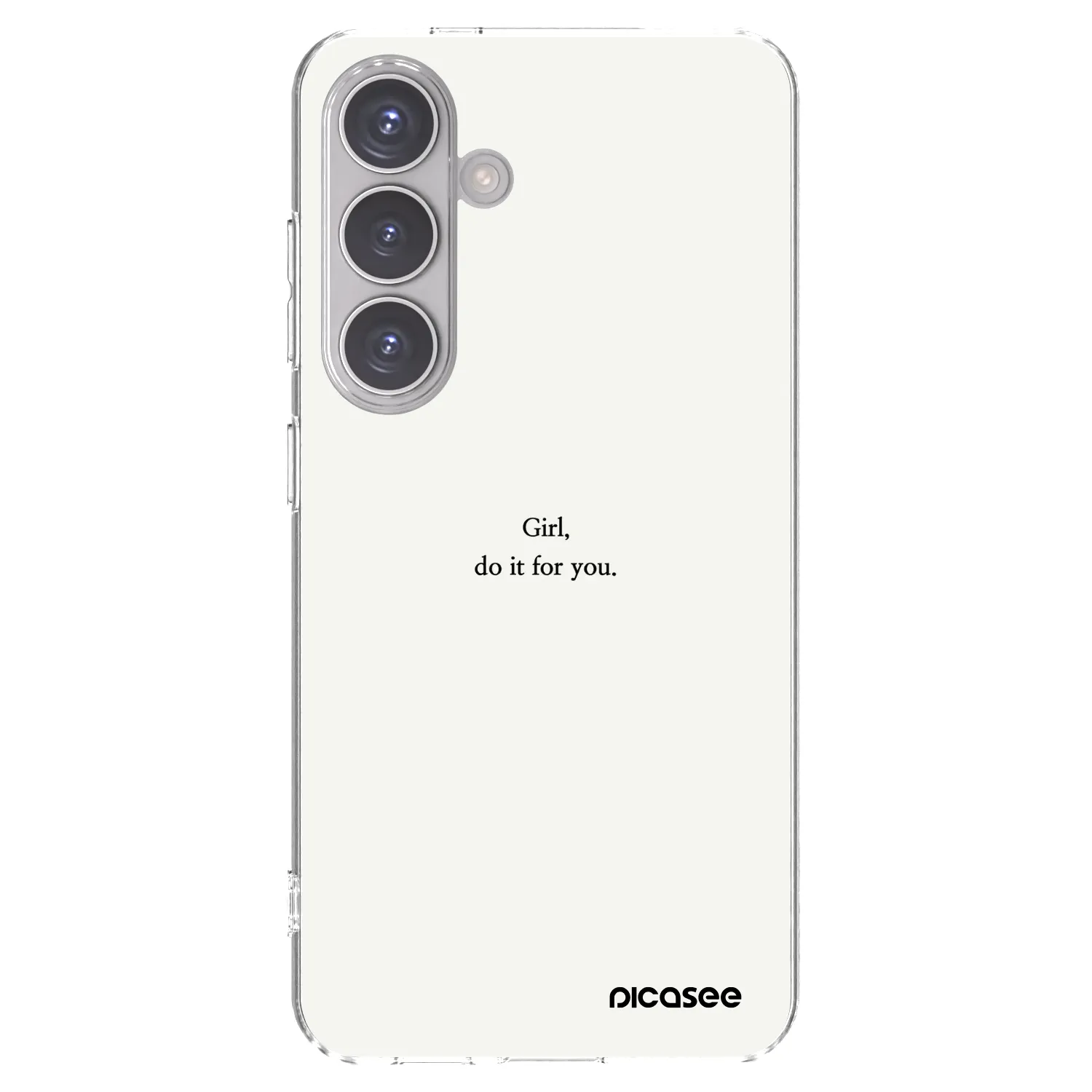 Picasee διαφανής θήκη σιλικόνης Samsung Galaxy S24 S921B 5G - Girl, do it for you