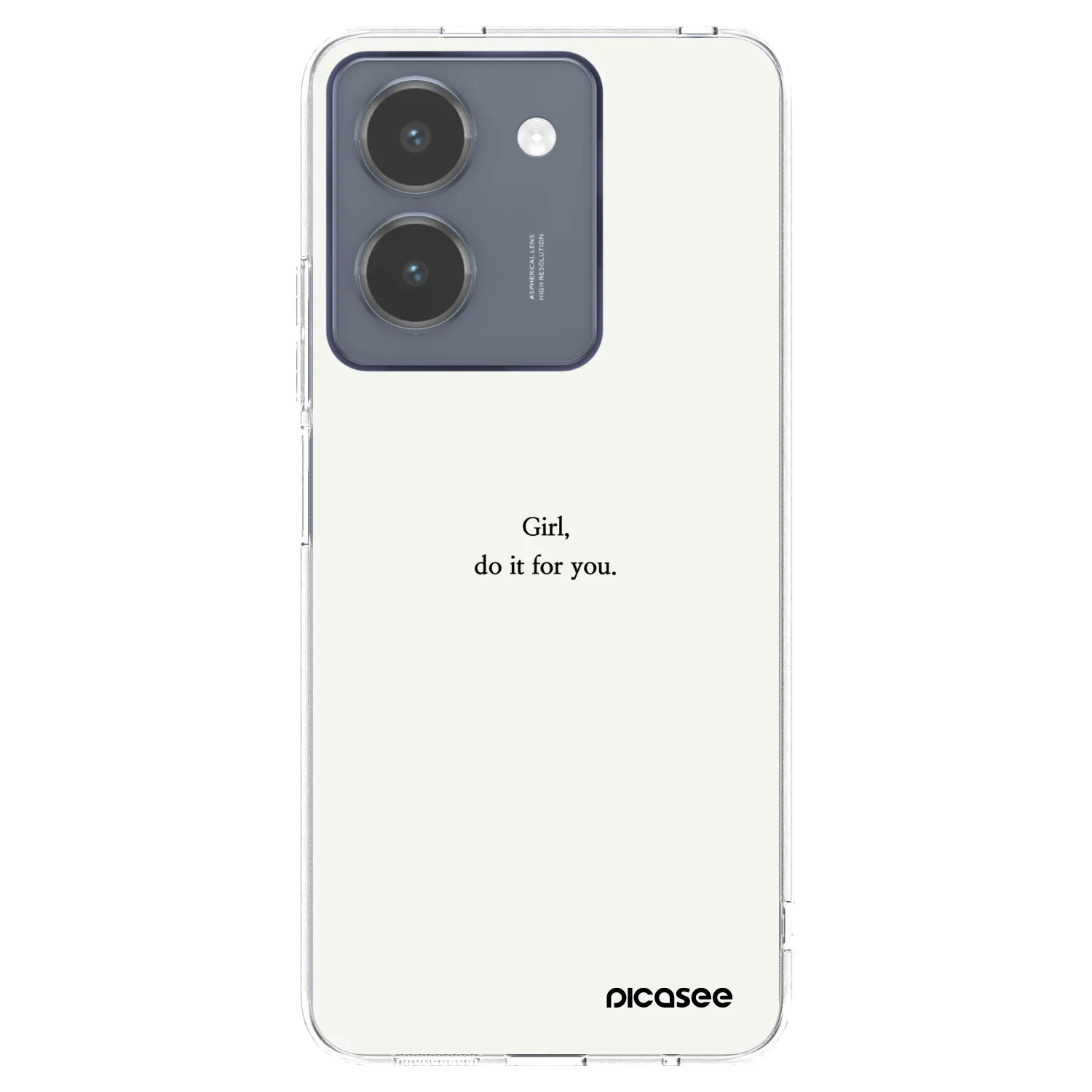 Picasee διαφανής θήκη σιλικόνης Vivo Y36 4G - Girl, do it for you
