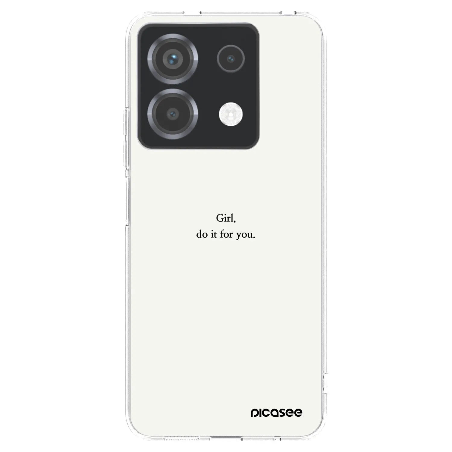 Picasee διαφανής θήκη σιλικόνης Xiaomi Poco X6 - Girl, do it for you