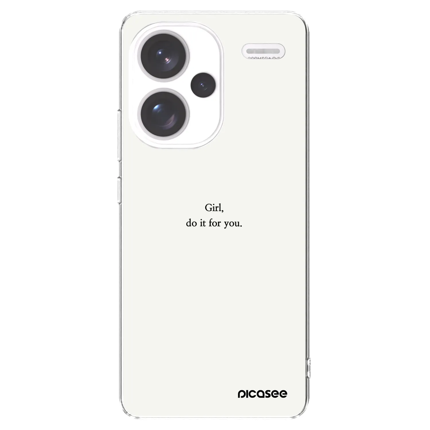 Picasee διαφανής θήκη σιλικόνης Xiaomi Redmi Note 13 Pro+ 5G - Girl, do it for you