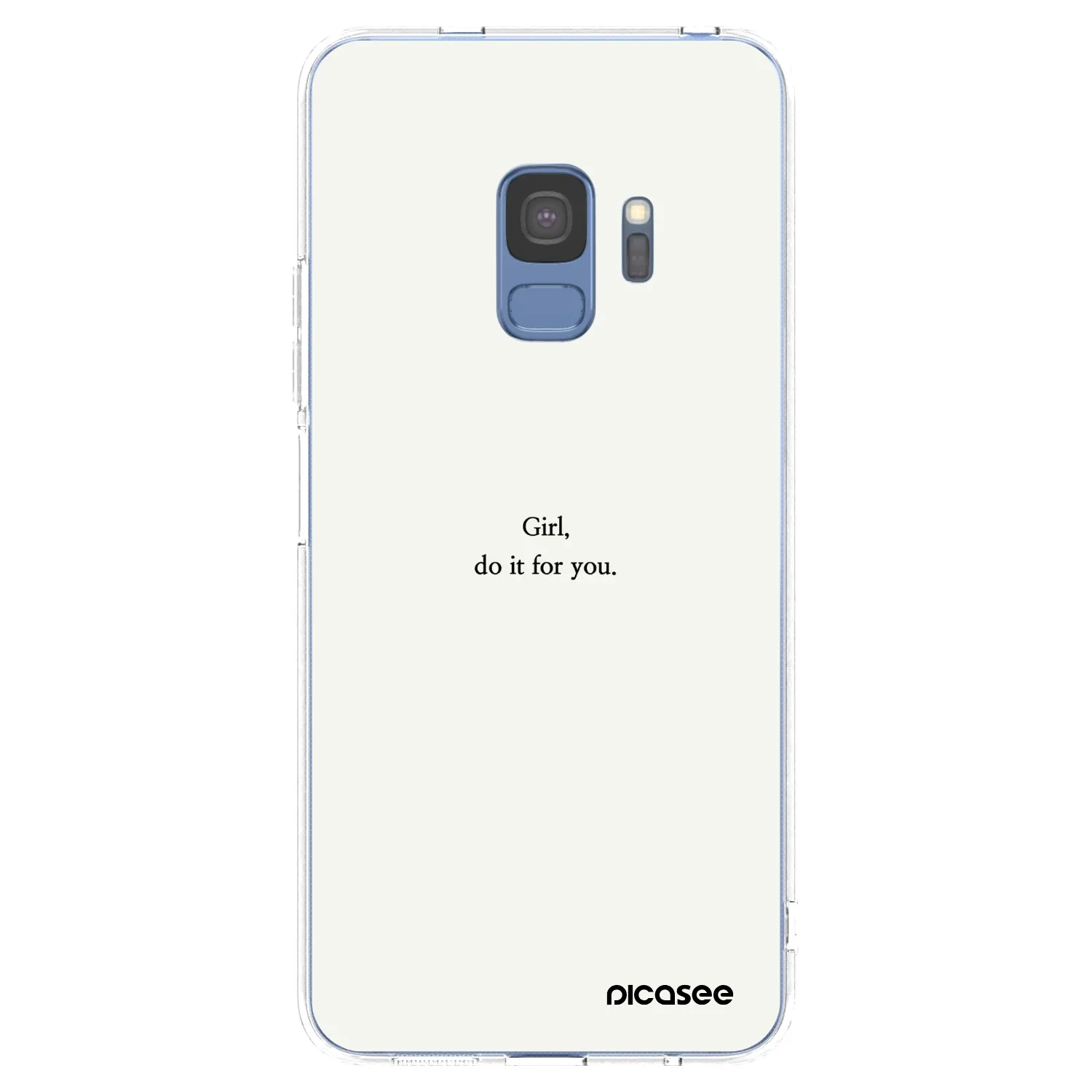 Picasee διαφανής θήκη σιλικόνης Samsung Galaxy S9 G960F - Girl, do it for you