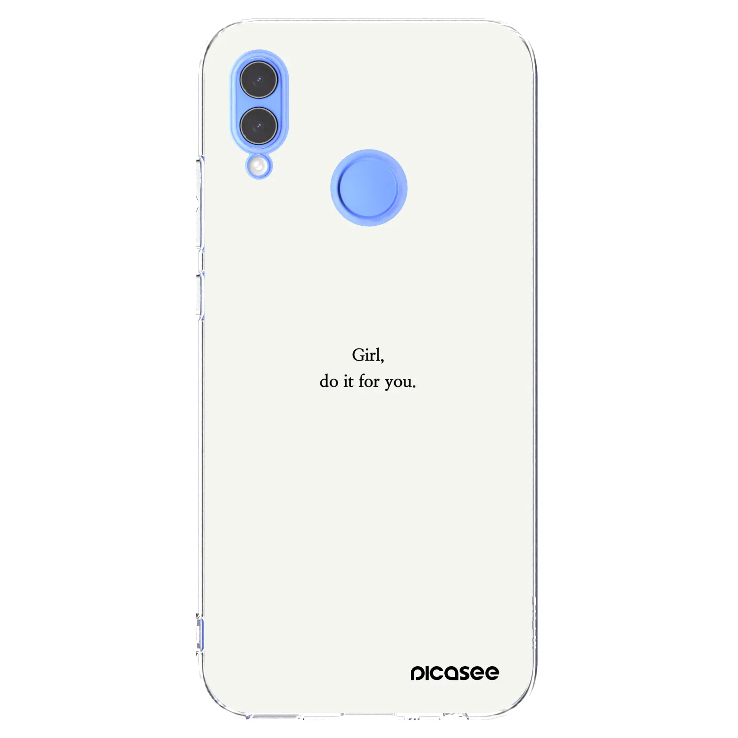 Picasee διαφανής θήκη σιλικόνης Huawei P Smart 2019 - Girl, do it for you