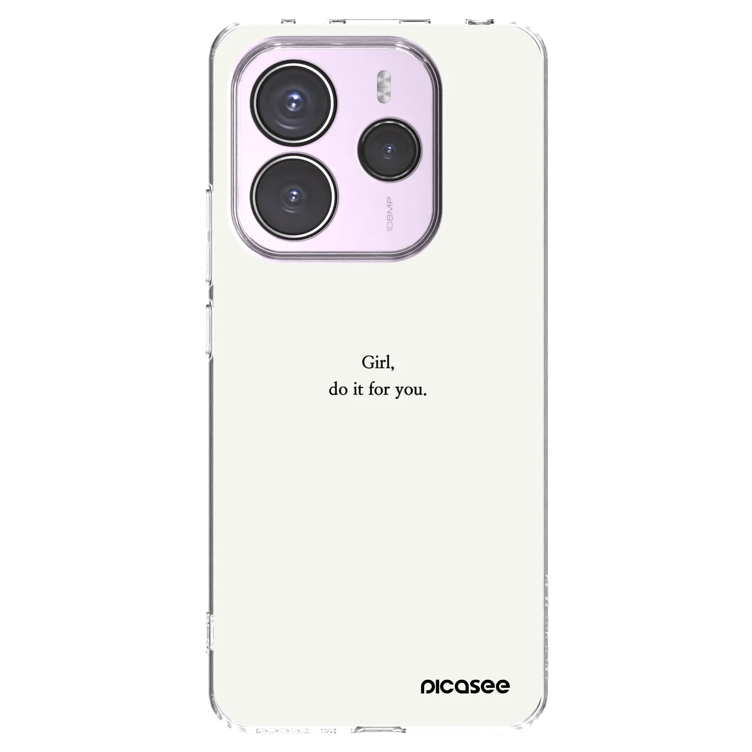 Picasee διαφανής θήκη σιλικόνης Xiaomi Redmi Note 14 5G - Girl, do it for you