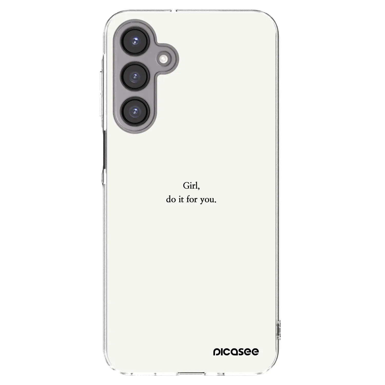 Picasee διαφανής θήκη σιλικόνης Samsung Galaxy A16 5G - Girl, do it for you