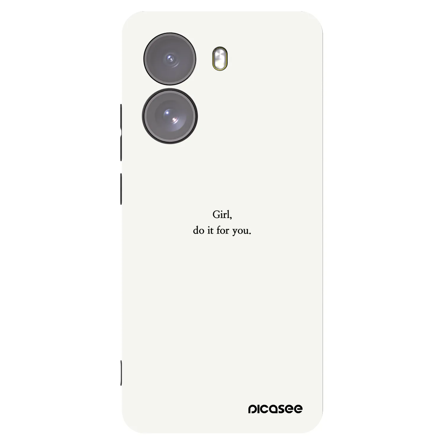 Picasee Μαύρη θήκη σιλικόνης για Xiaomi Poco X7 - Girl, do it for you