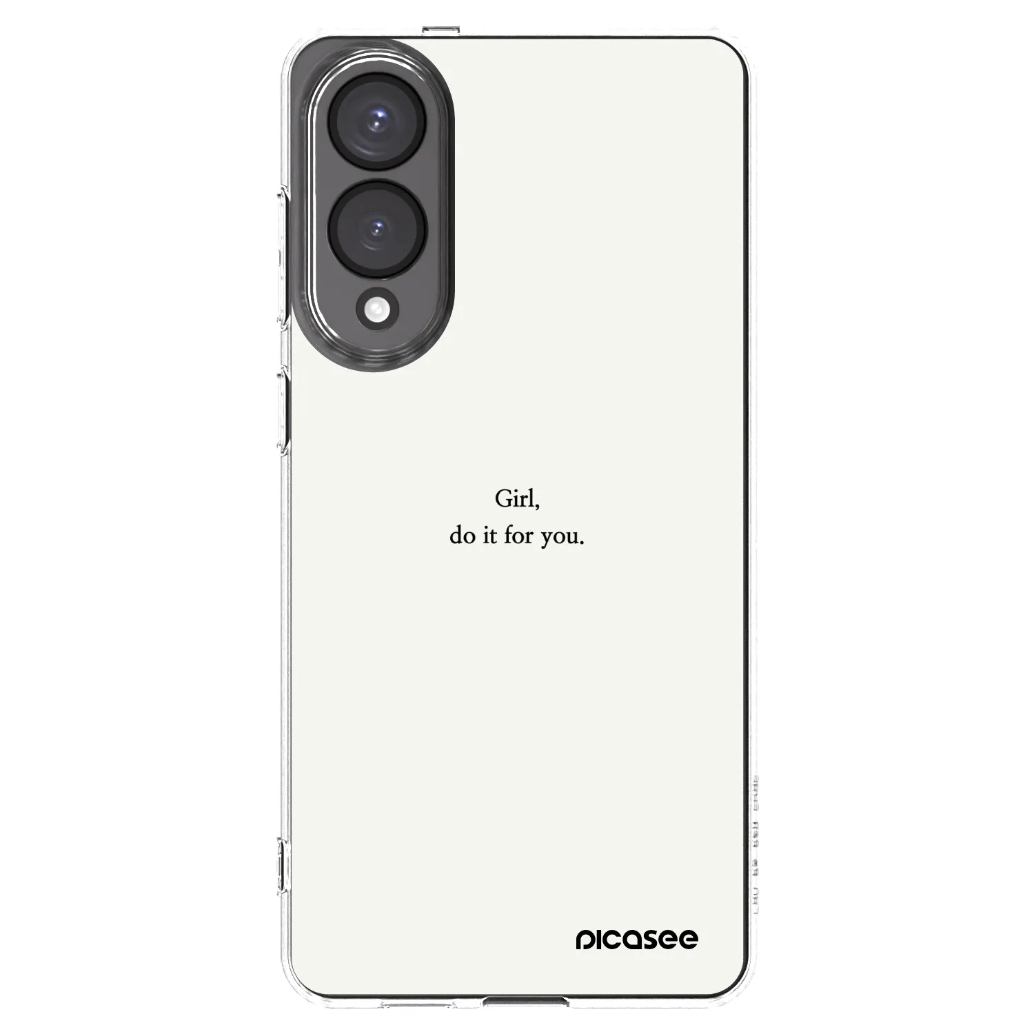 Picasee διαφανής θήκη σιλικόνης Samsung Galaxy S25 Edge 5G - Girl, do it for you