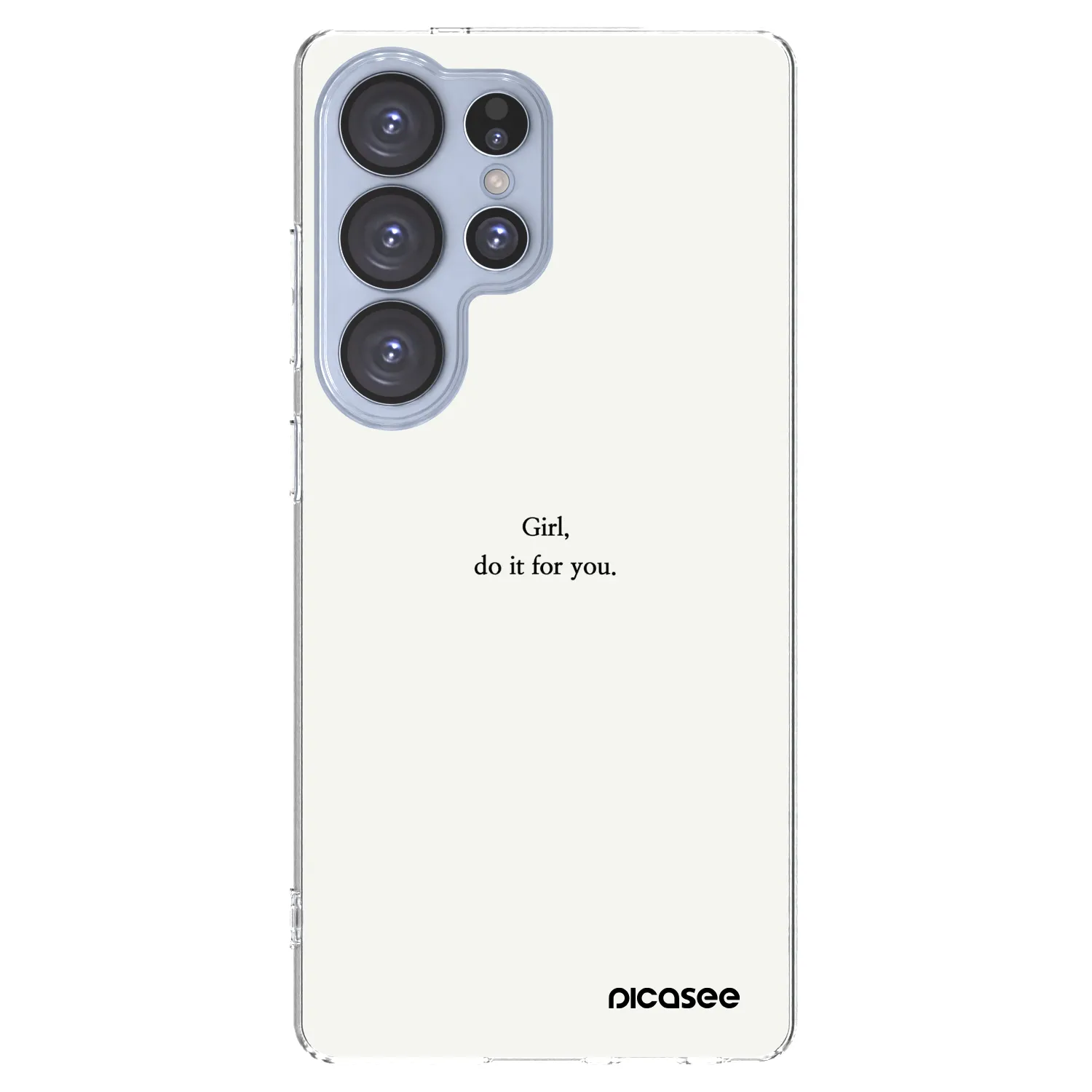 Picasee διαφανής θήκη σιλικόνης Samsung Galaxy S25 Ultra 5G - Girl, do it for you