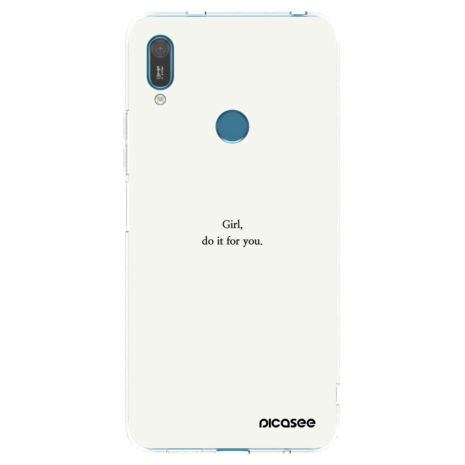 Picasee διαφανής θήκη σιλικόνης Huawei Y7 2019 - Girl, do it for you