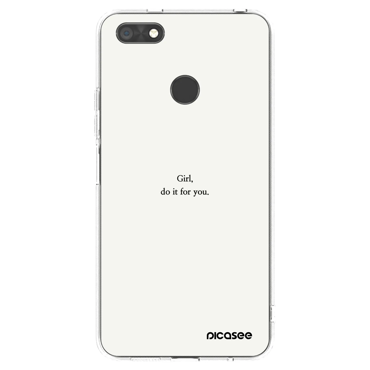 Picasee διαφανής θήκη σιλικόνης Huawei P9 Lite Mini - Girl, do it for you