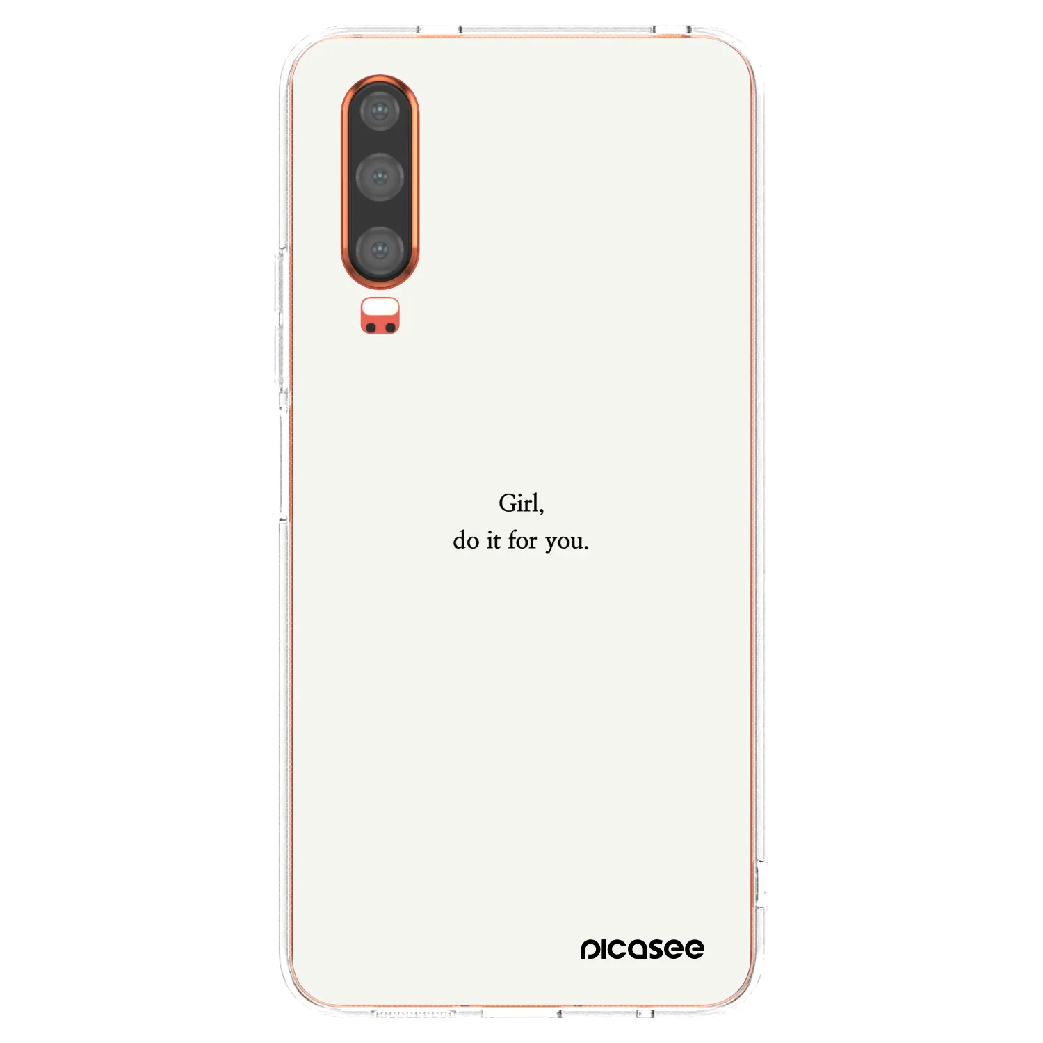 Picasee διαφανής θήκη σιλικόνης Huawei P30 - Girl, do it for you