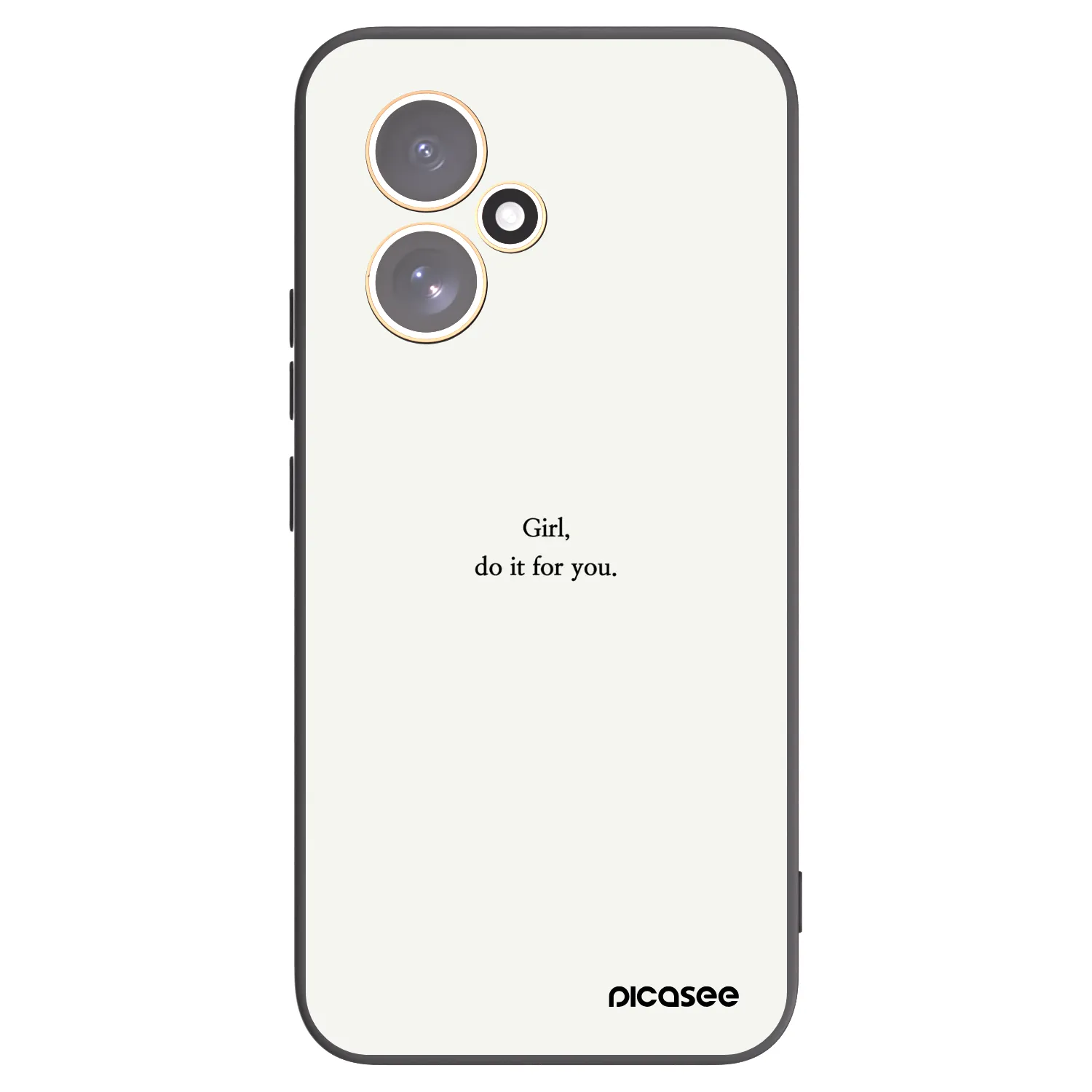 Picasee Μαύρη θήκη σιλικόνης για Honor 400 5G - Girl, do it for you