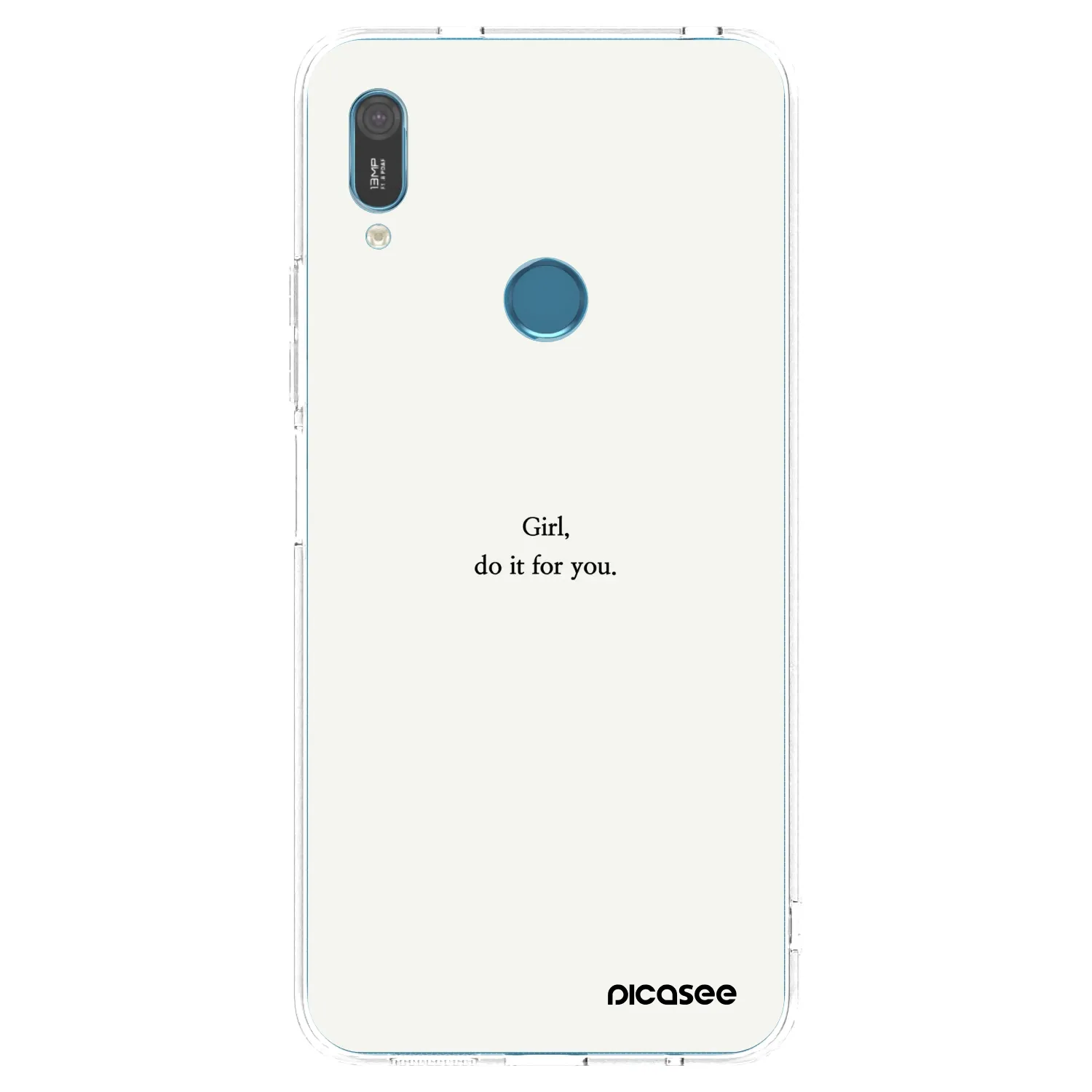 Picasee διαφανής θήκη σιλικόνης Huawei Y6 2019 - Girl, do it for you