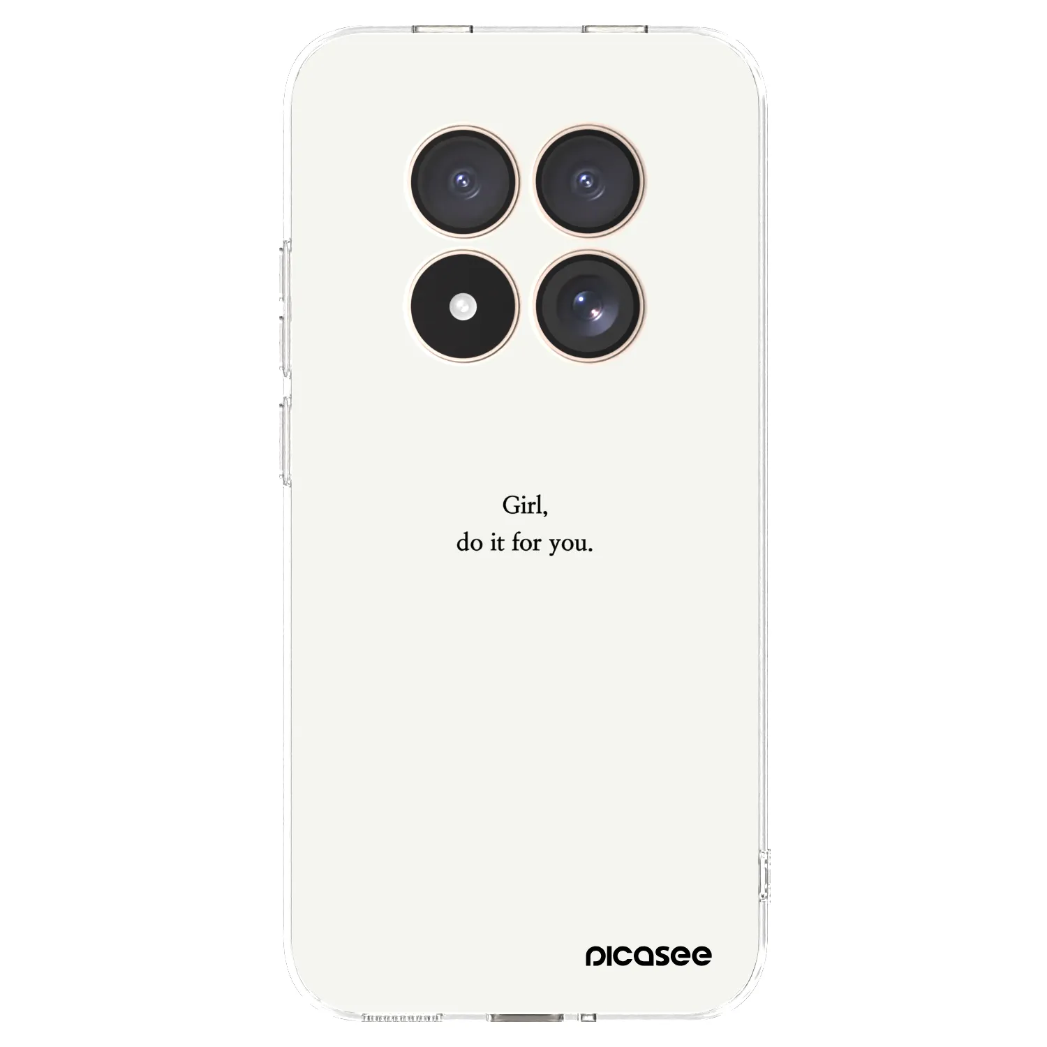 Picasee διαφανής θήκη σιλικόνης Xiaomi Redmi Note 15 Pro 4G - Girl, do it for you