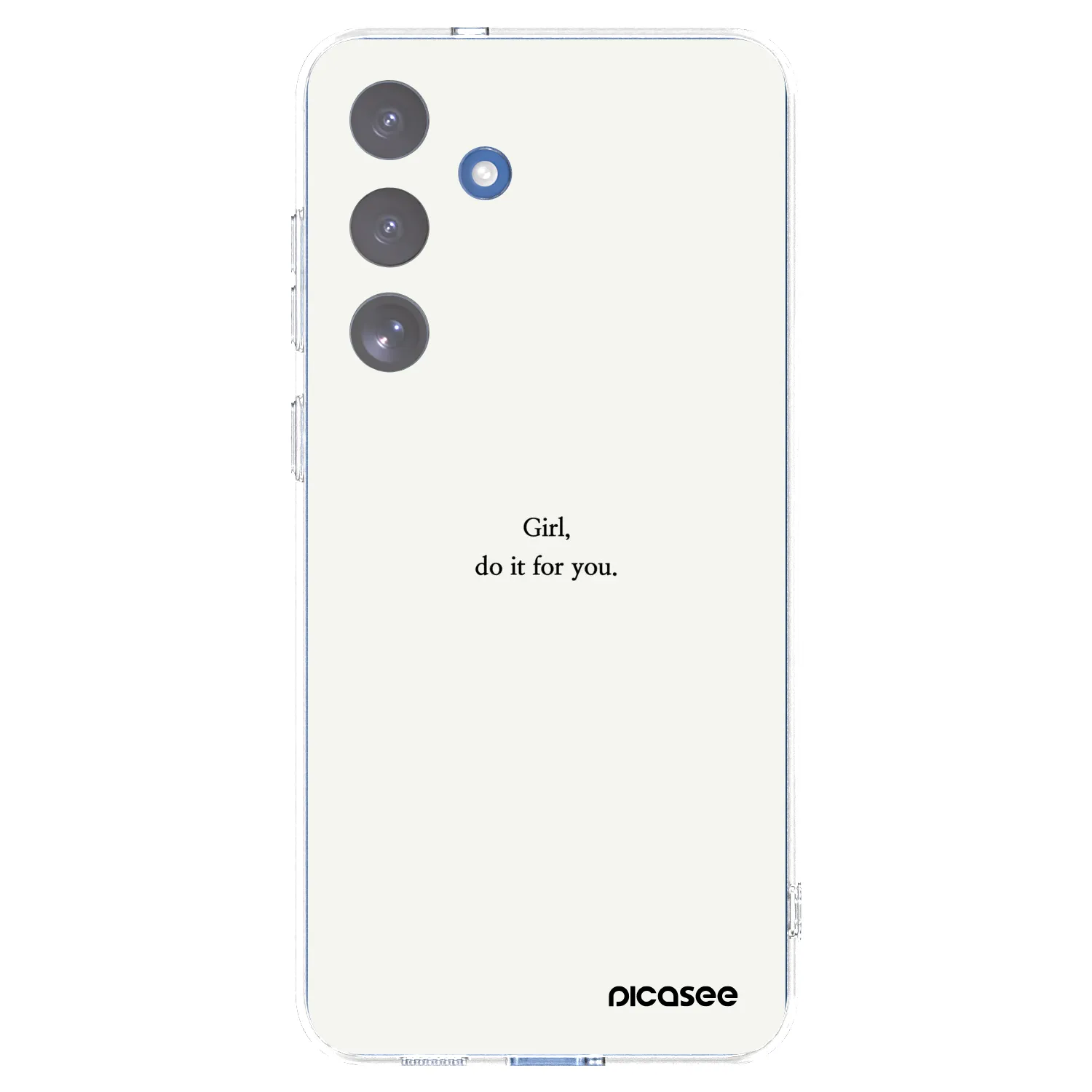 Picasee διαφανής θήκη σιλικόνης Samsung Galaxy S25 FE 5G - Girl, do it for you