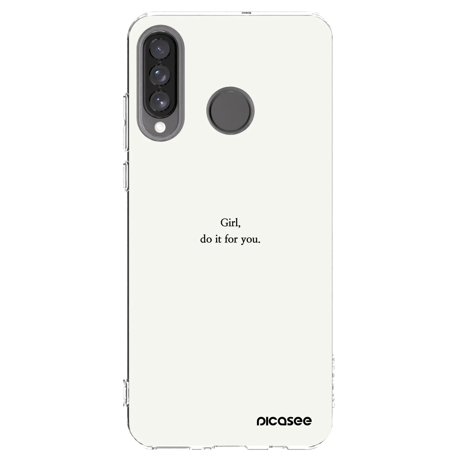 Picasee διαφανής θήκη σιλικόνης Huawei P30 Lite - Girl, do it for you