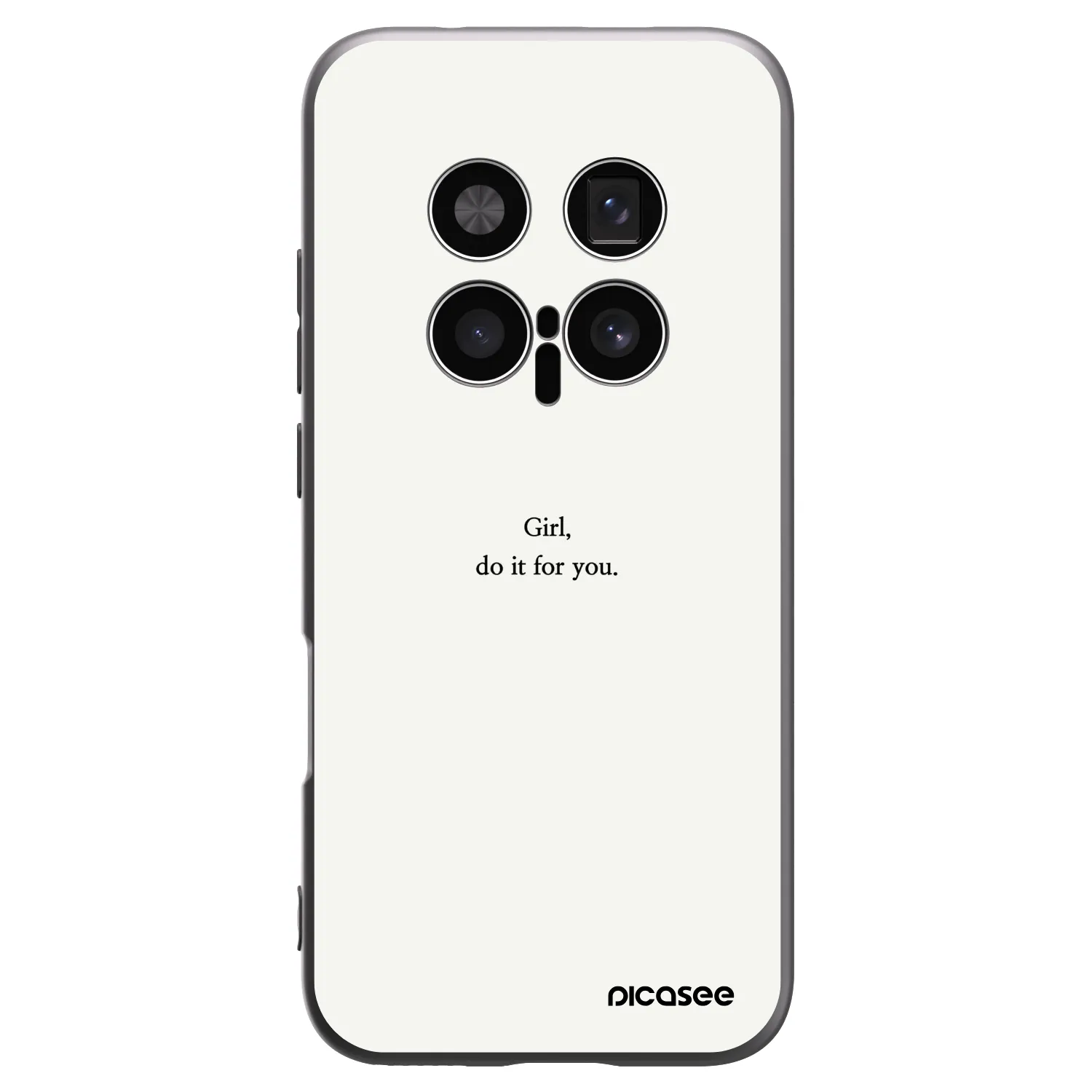 Picasee Μαύρη θήκη σιλικόνης για Honor Magic8 Pro 5G - Girl, do it for you