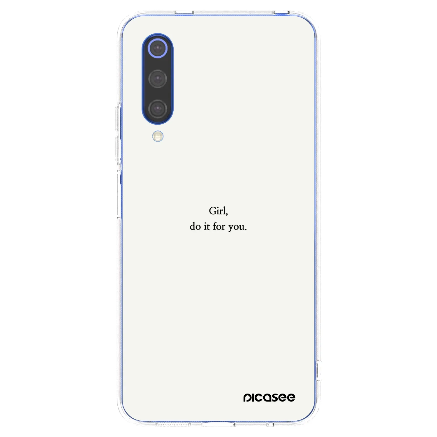 Picasee διαφανής θήκη σιλικόνης Xiaomi Mi 9 SE - Girl, do it for you