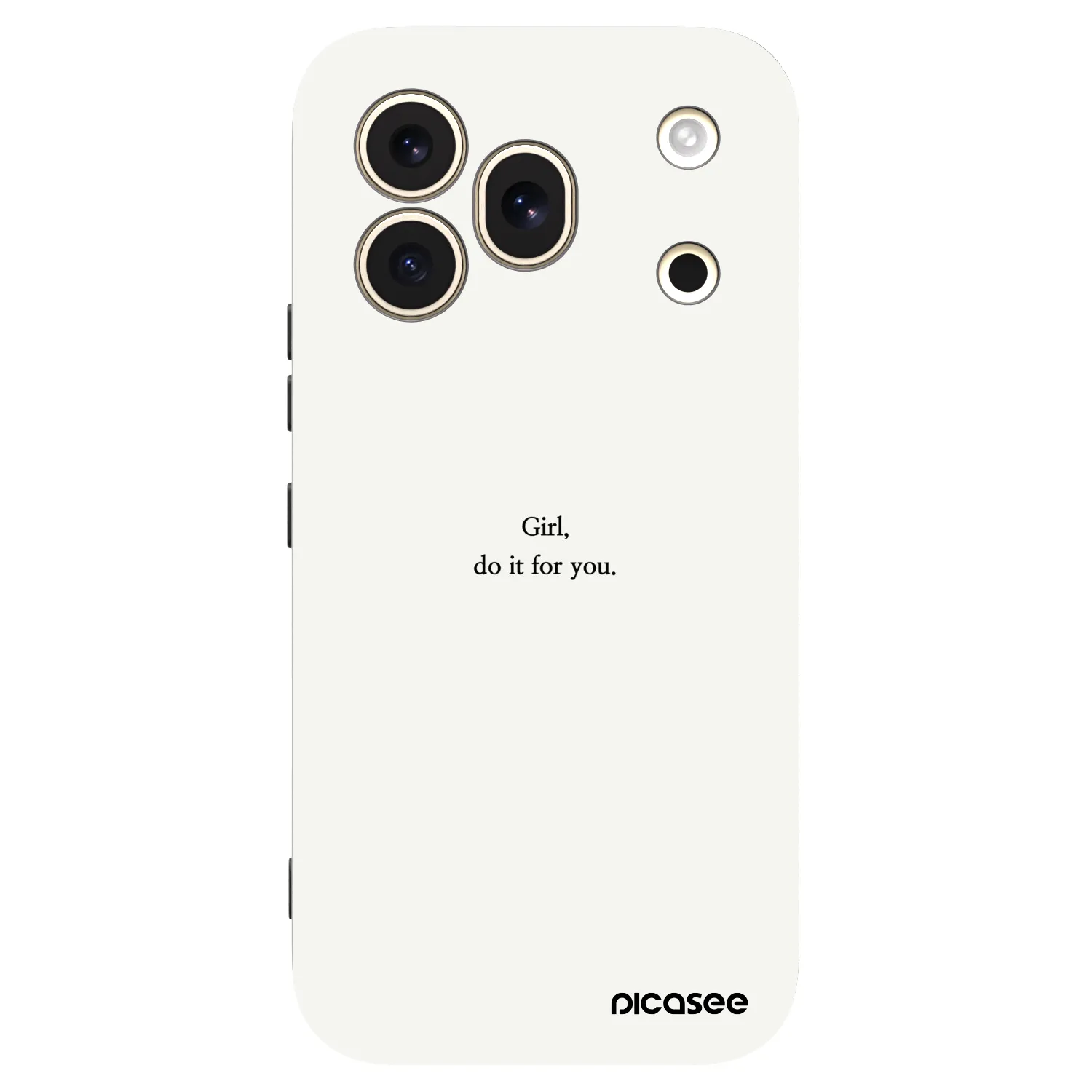 Picasee Μαύρη θήκη σιλικόνης για Honor 600 Pro - Girl, do it for you