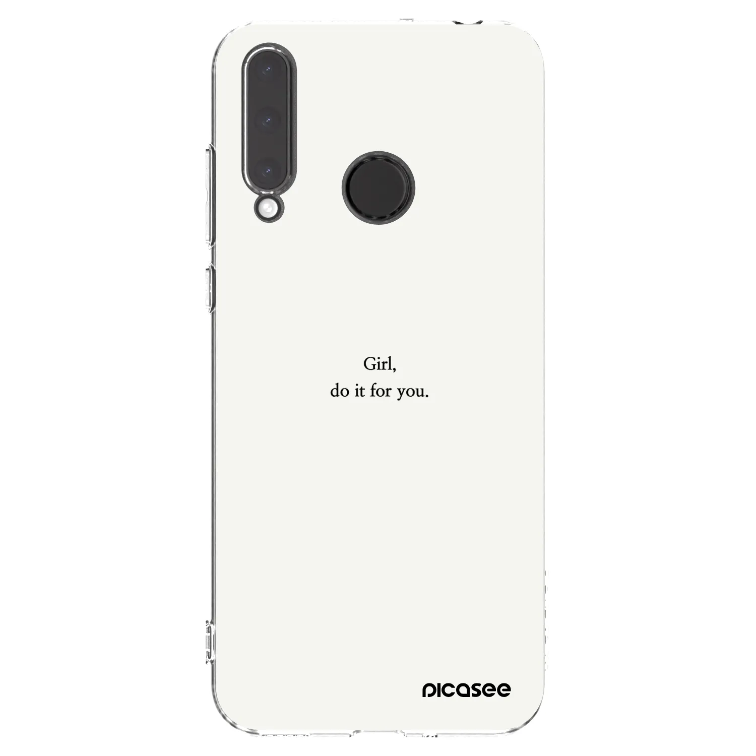 Picasee διαφανής θήκη σιλικόνης Honor 20 Lite - Girl, do it for you