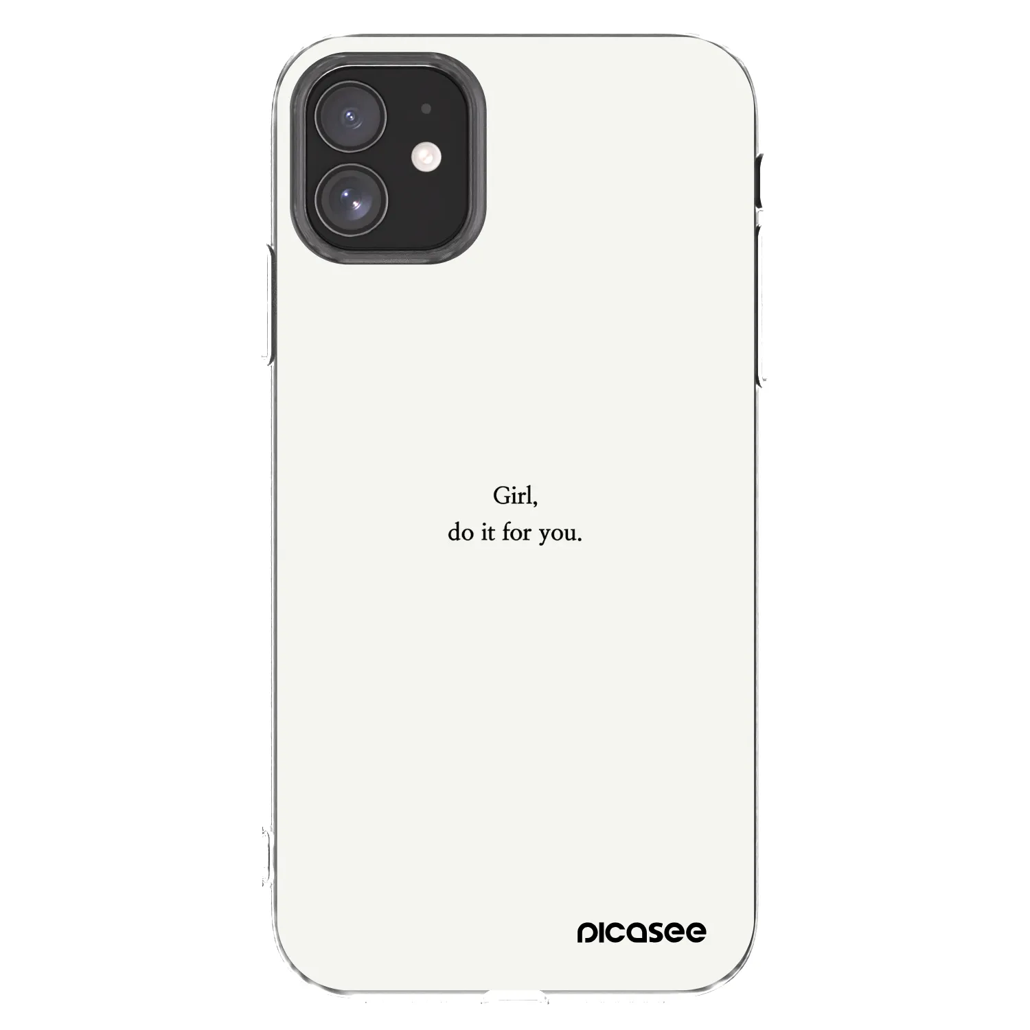 Picasee διαφανής θήκη σιλικόνης Apple iPhone 11 - Girl, do it for you