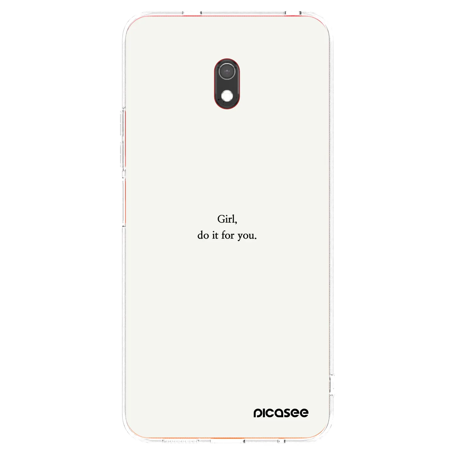 Picasee διαφανής θήκη σιλικόνης Xiaomi Redmi 8A - Girl, do it for you