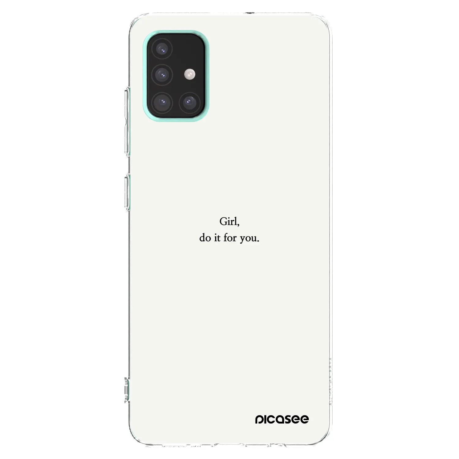 Picasee διαφανής θήκη σιλικόνης Samsung Galaxy A51 A515F - Girl, do it for you