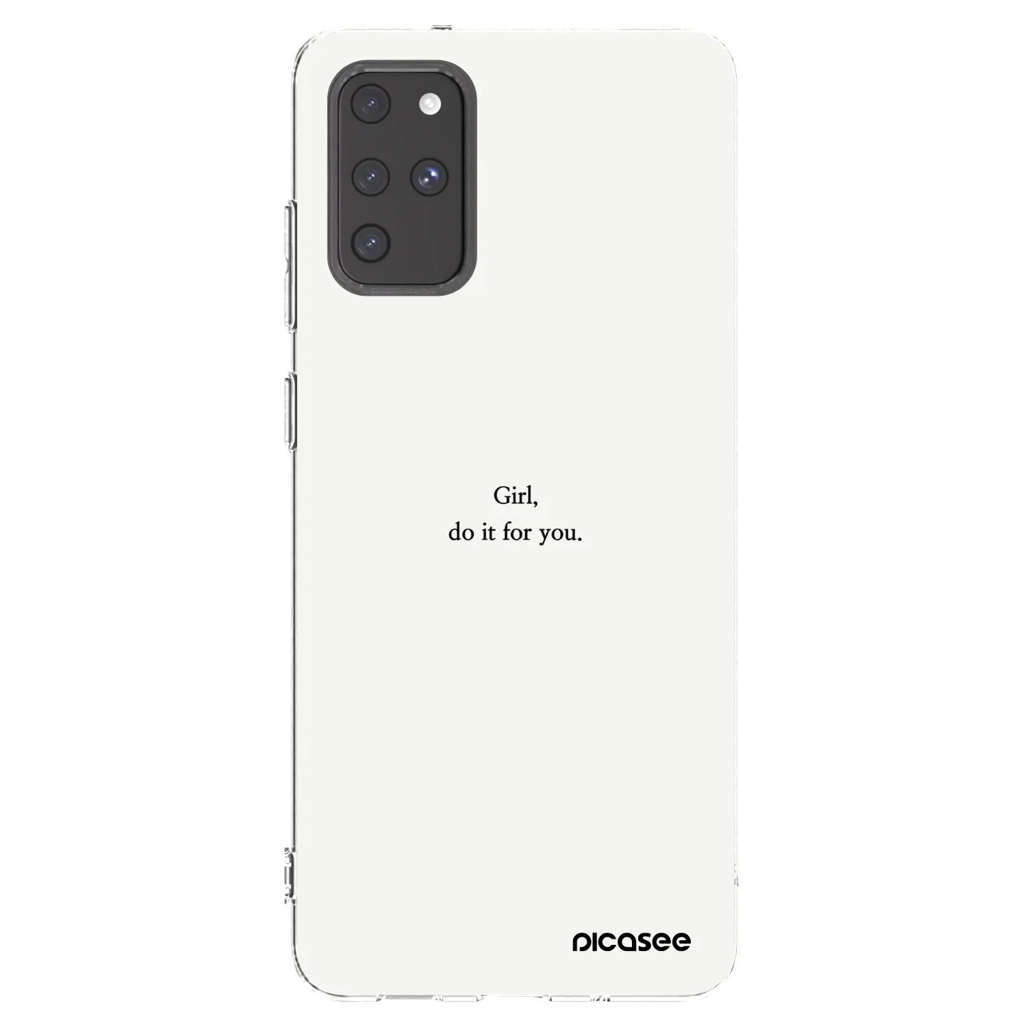 Picasee διαφανής θήκη σιλικόνης Samsung Galaxy S20+ G985F - Girl, do it for you