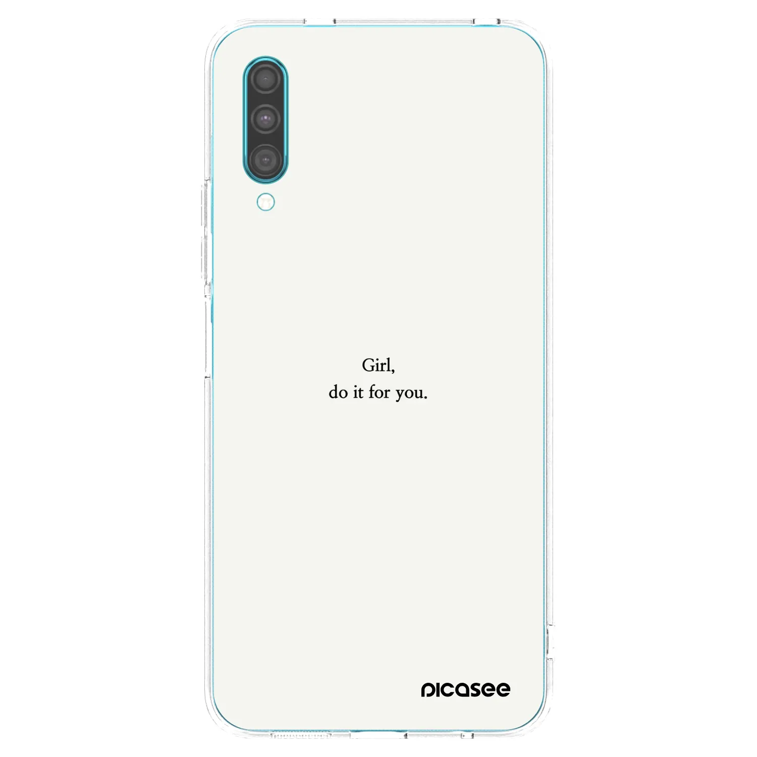 Picasee διαφανής θήκη σιλικόνης Samsung Galaxy A30s A307F - Girl, do it for you