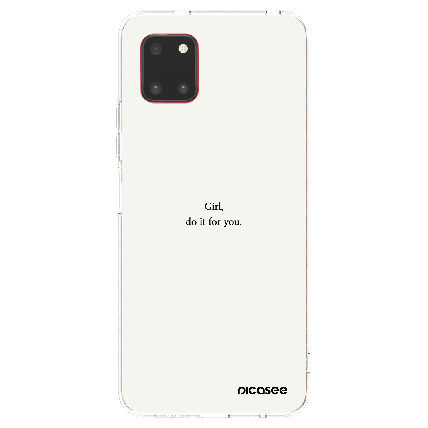 Picasee διαφανής θήκη σιλικόνης Samsung Galaxy Note 10 Lite N770F - Girl, do it for you