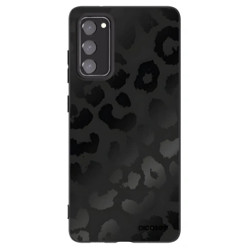Picasee Μαύρη θήκη σιλικόνης για Samsung Galaxy S20 FE - Midnight Leopard