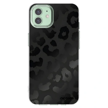 Picasee διαφανής θήκη σιλικόνης Apple iPhone 12 Pro - Midnight Leopard