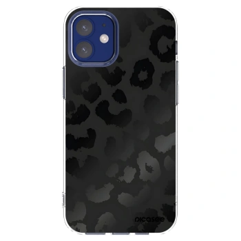 Picasee διαφανής θήκη σιλικόνης Apple iPhone 12 mini - Midnight Leopard